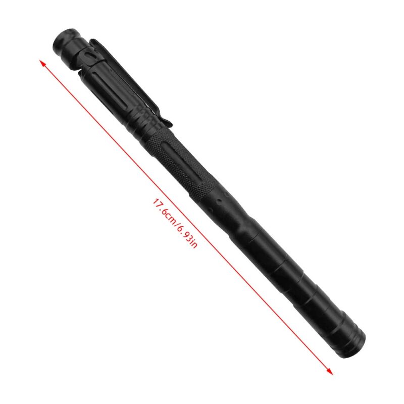 5-in-1 Multifunction Self-Defense Pen AluminumAlloy Tactical Pen Survival Whistle Emergency Lighting Attack Rescue Escape Tool