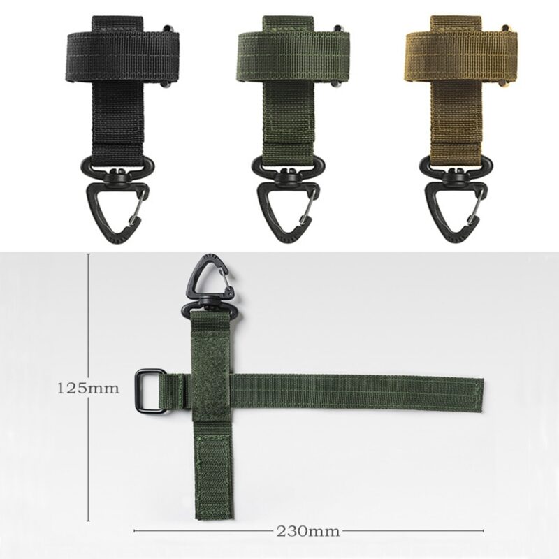 Multi-purpose Nylon Gloves Hook Work Gloves Safety Clip Outdoor Tactical Climbing Rope Camping Hanging Buck Outdoor Camping